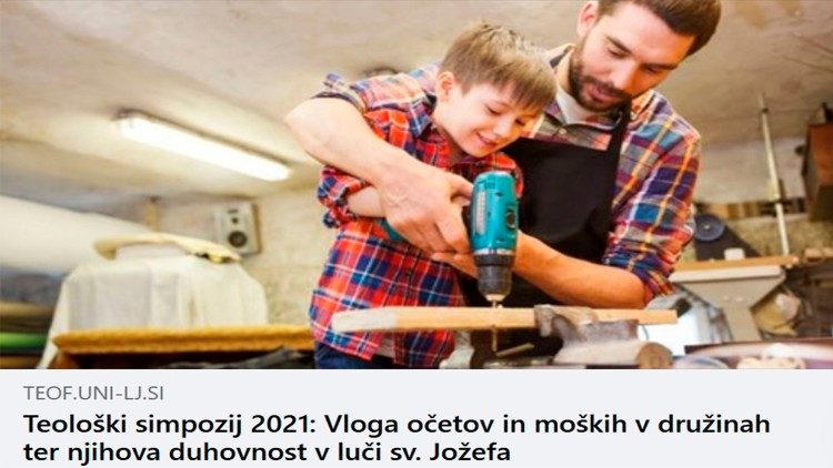 卢布尔雅那神学院关于《父亲的心肠》研讨会海报