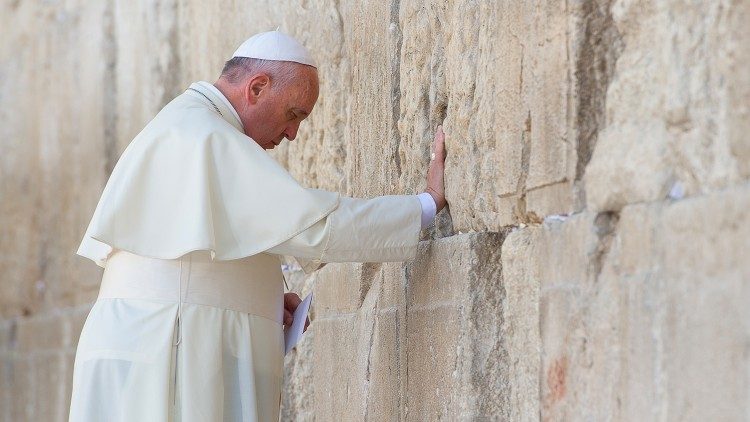 Franziskus 2014 bei einem Besuch im Heiligen Land