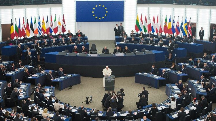 Papa Francesco al Parlamento Europeo