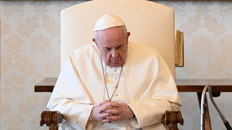 File photo of Pope Francis at the weekly General Audience