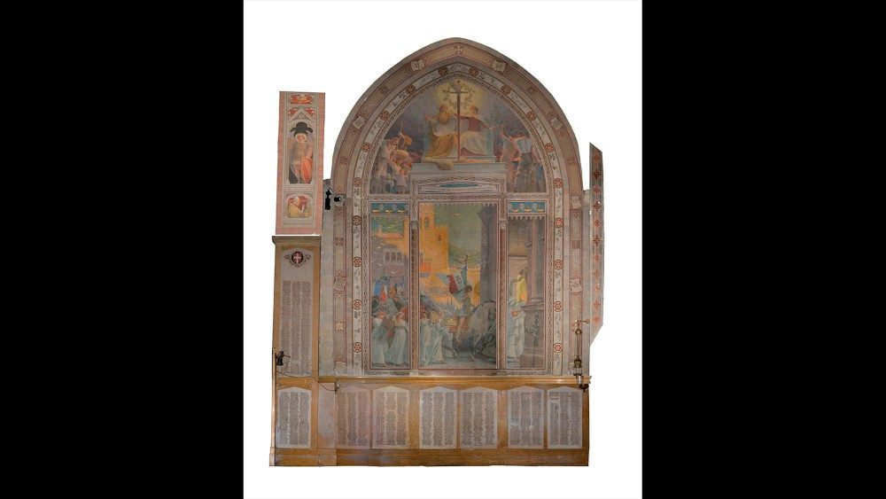 La Cappella dei Caduti nel Duomo di Parma affrescata nel 1921 da Biagio Biagetti