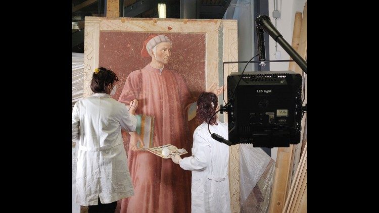 La restauración del fresco