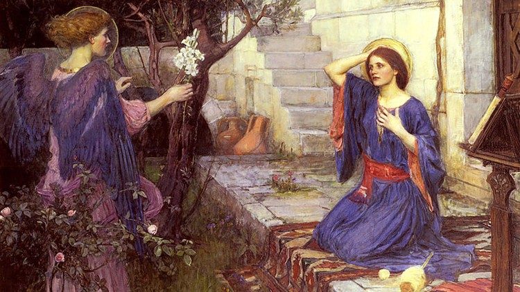John William Waterhouse, L'Annunciazione, 1914, Sotheby's Picture Library, London