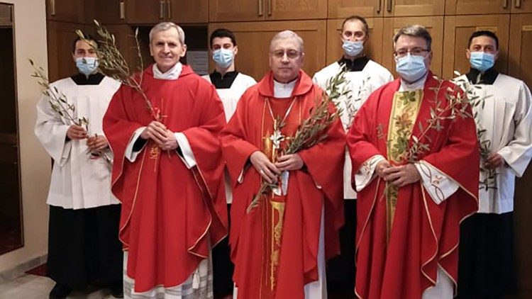 Nordmazedonien: Bischof Kiro Stojanov am Palmsonntag 2021