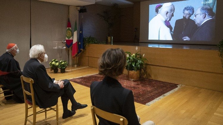 Il cardinale Bassetti e il presidente Mattarella