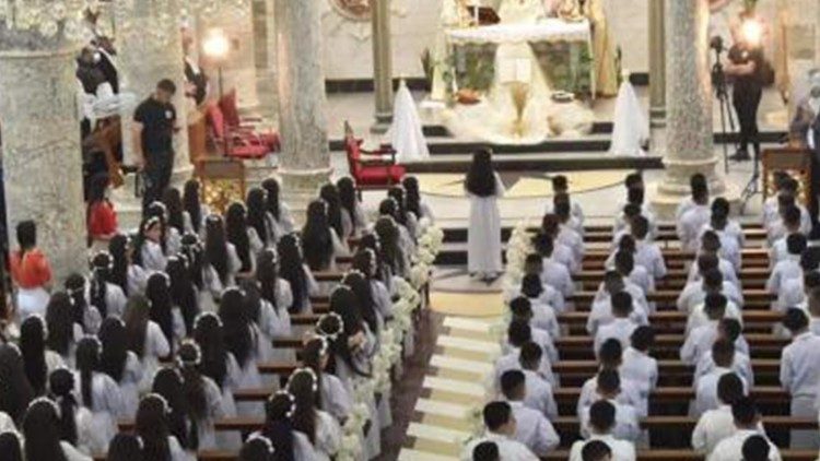 Erstkommunion im Mai 2021 (asianews)