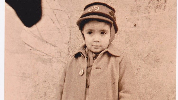 Rosario Livatino a cinque anni, in una foto dall'album di famiglia