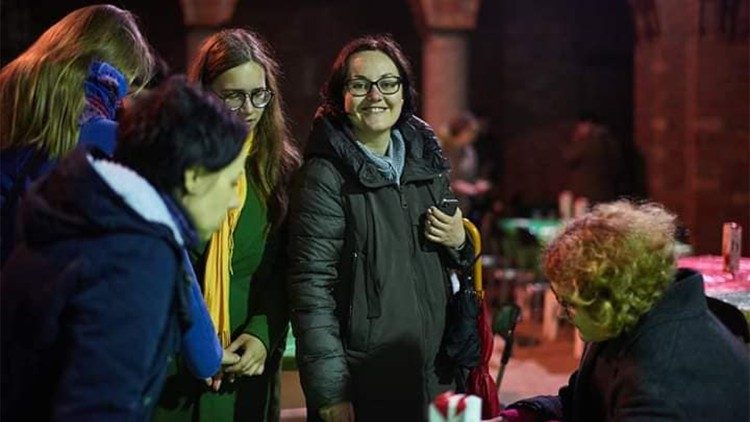 Оля Макар серед членів Спільноти святого Егідія 