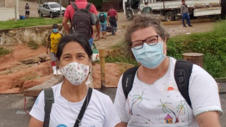 Irmãs Marilde Inês Guarnieri e Lucisnei Rojas Dorado