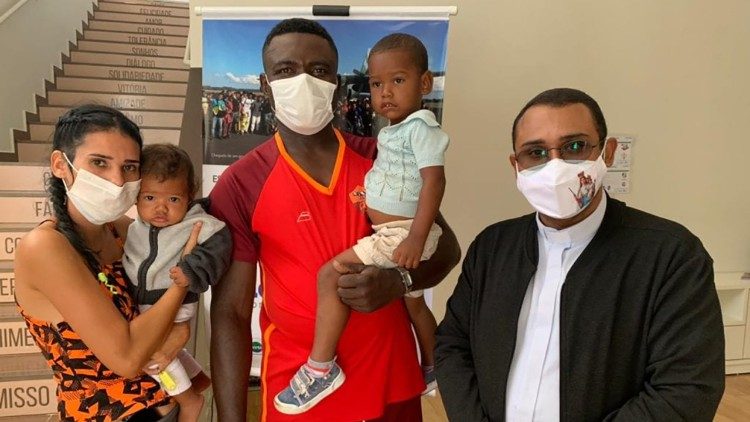 O nigeriano Richard Obinna, em sua 2ª migração: “Agradecemos a hospitalidade dos brasileiros”.