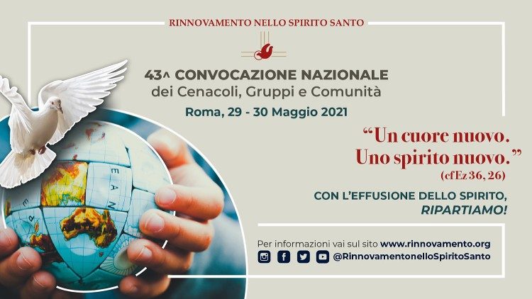 Il manifesto della 43.ma Convocazione nazionale Rns, che si tiene a Roma e online