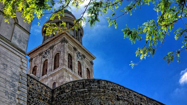 Ansicht der Abteil Pannonhalma in Ungarn