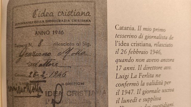 Il primo tesserino da giornalista