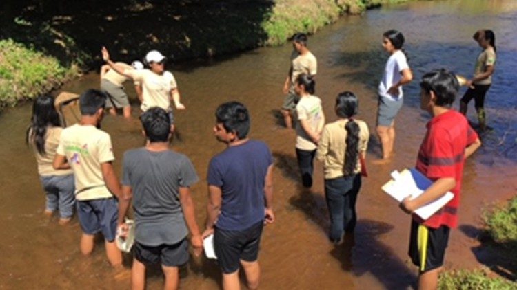 Amostragem com a ajuda de membros da comunidade