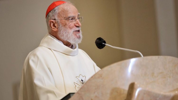 Il cardinale Raniero Cantalamessa nella messa per il centenario dell'Università Cattolica del Sacro Cuore 