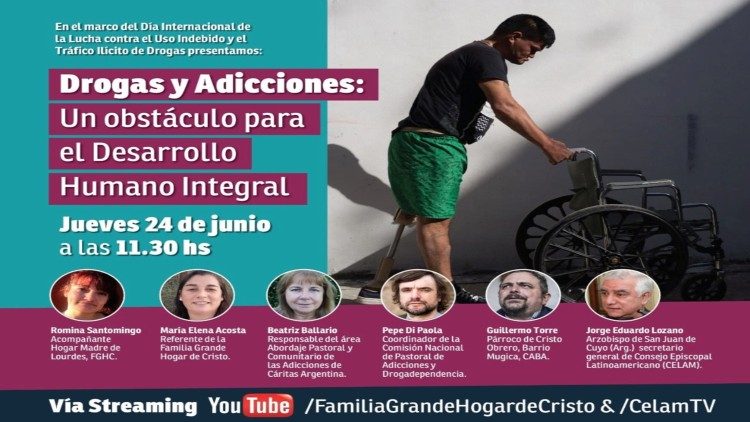 El Hogar de Cristo presenta "Drogas y Adicciones: un obstáculo para el Desarrollo Humano Integral" .