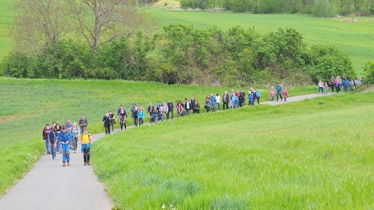 Quelle in Repubblica Ceca sono state le tappe che hanno raccolto più adesioni: più di 100 camminatori
