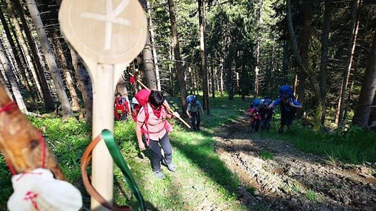 Pellegrini austriaci nei boschi