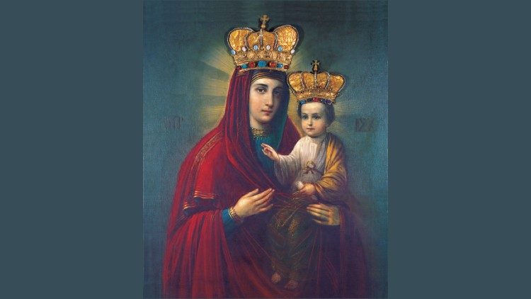 Icona della Madre di Dio venerata nel Santuario greco-cattolico di Klokočov in Slovacchia