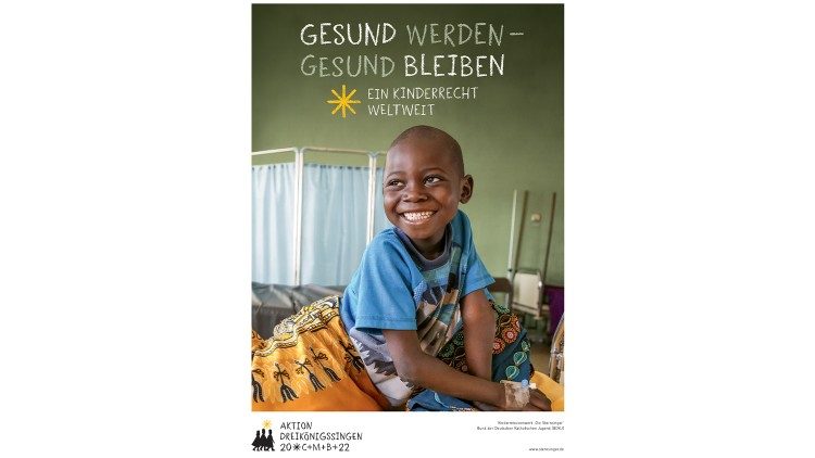 Plakat zur Aktion Dreikönigssingen 2022 