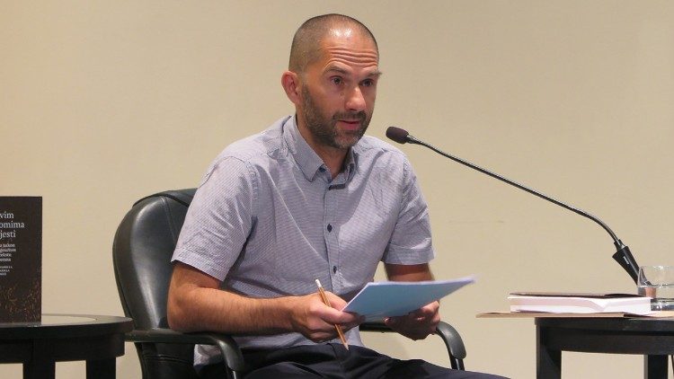 Marko Medved, storico della Chiesa e moderatore della presentazione