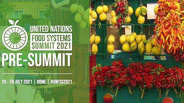 Logo pre-vertice ONU sui sistemi alimentari