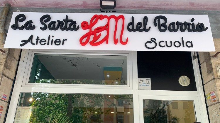 L'insegna de "La Sarta del Barrio"