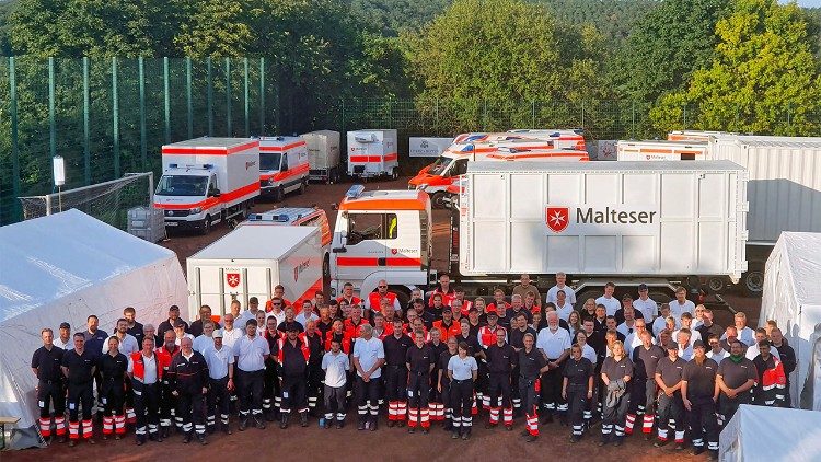 Malteser helfen nach der Flutkatastrophe