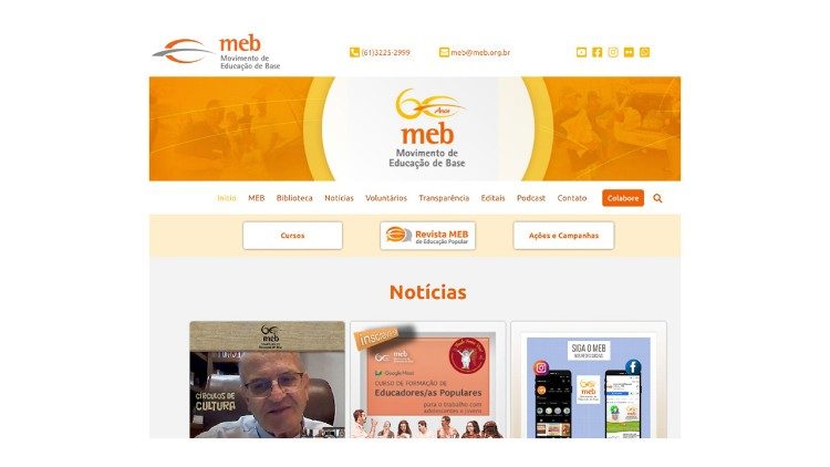 MEB - novo portal na Internet