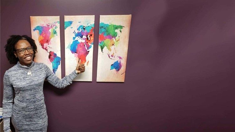 Simone-Pierre Amagnamoua, vierge consacrée camerounaise aux Etudes au Canada