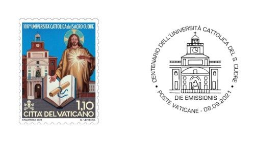 Speciale emissione filatelica per i cento anni della Cattolica 
