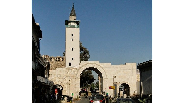 Vue sur le quartier Bab-Charki dans le Vieux Damas, où se trouve la faculté. Image d'illustration. 