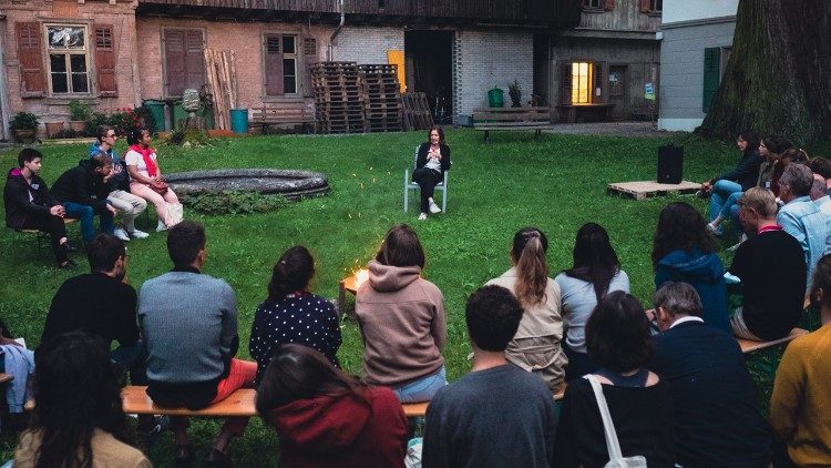 Gäste beim Eco Summer Camp in der Schweiz