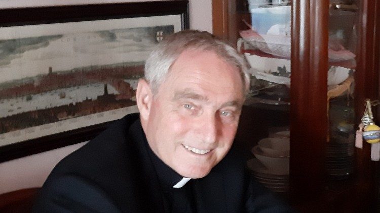 Erzbischof Georg Gänswein beim Gespräch mit Radio Vatikan am 25. August (Foto: Silvia Kritzenberger)