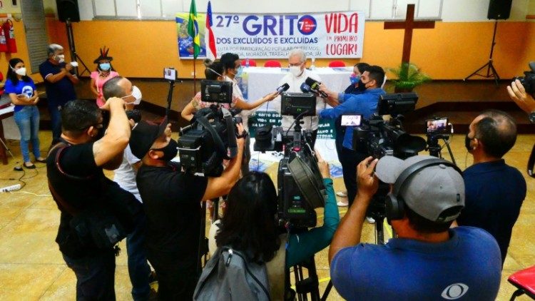 Coletiva de Imprensa, apresentação do Grito em Manaus