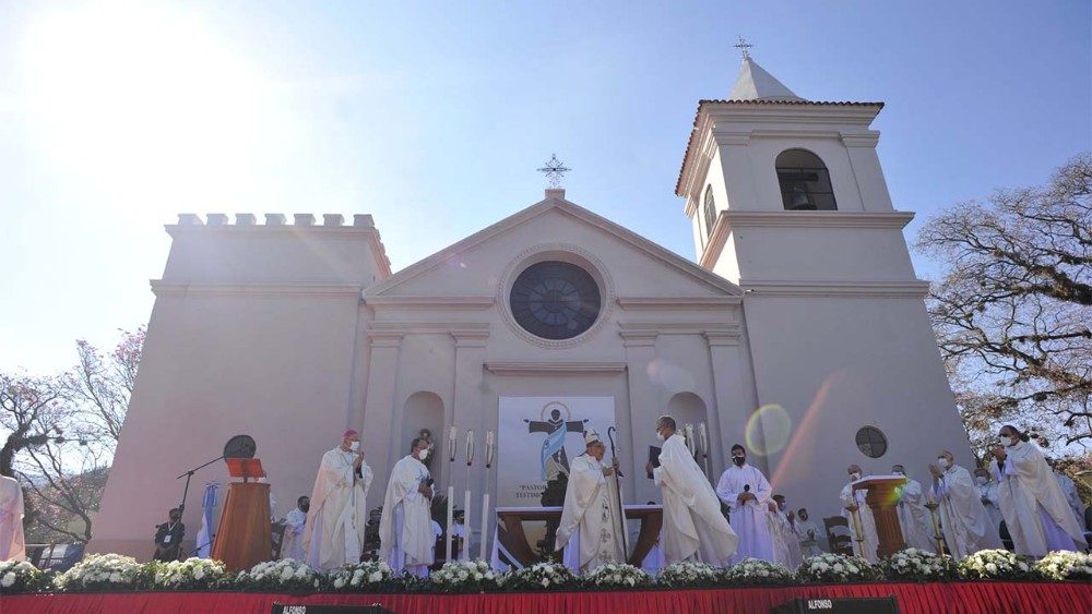 Cerimônia de beatificação de Fray Mamerto Esquiú