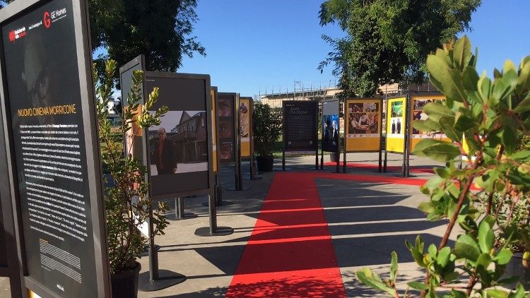 La mostra "Nuovo Cinema Morricone" allestita alla Mostra del Cinema di Venezia