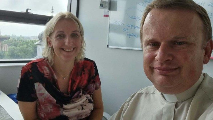 Пані Софія Опацька та о. Ростислав Пендюк