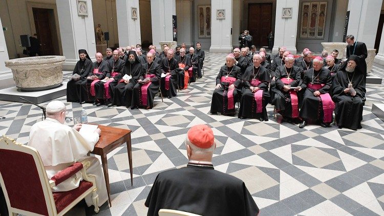 2021.09.12 Viaggio Apostolico a Budapest Incontro con i Vescovi