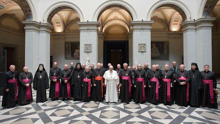 2021.09.12 Viaggio Apostolico a Budapest Incontro con i Vescovi