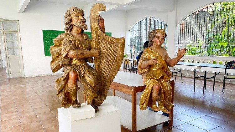 imagem do Rei Davi e de Betsabá