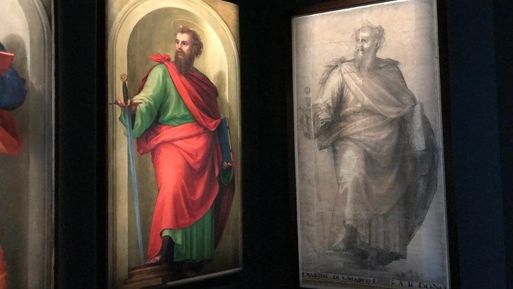 Il San Paolo di fra Bartolomeo con il suo cartone preparatorio