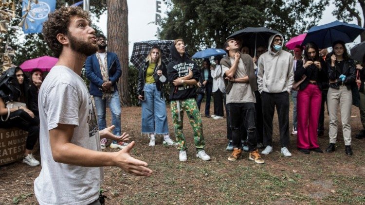 La prima visita guidata per i giovani al Green Garden del Parco della Caffarella