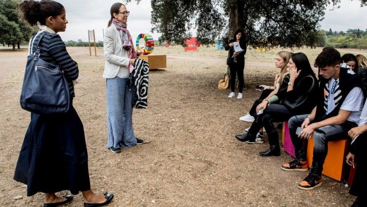 La prima visita guidata per i giovani al Green Garden del Parco della Caffarella