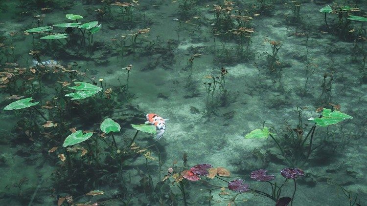 Come lo stagno di Monet