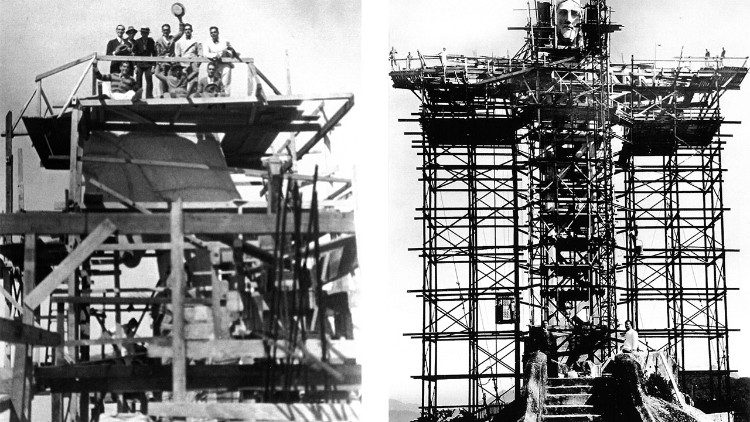 A construção do Cristo Redentor