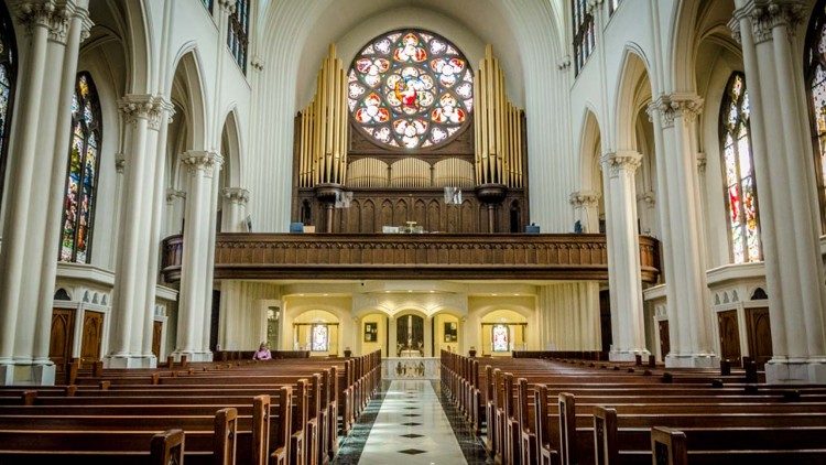 Imagen de archivo: interior de la catedral de Denver, Colorado.
