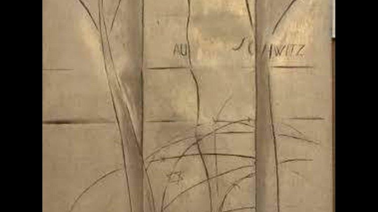 "Ritratto di Edith Stein", bassorilievo di Paola de Gregorio (particolare)