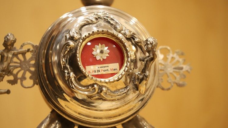 La reliquia di Pio IX