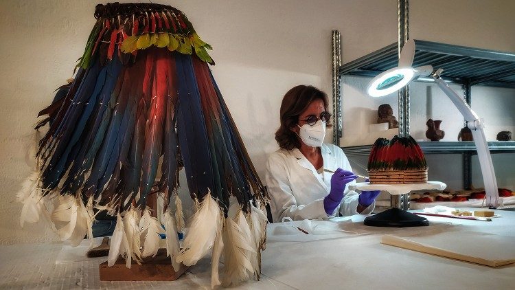 Un restauro a cura del Laboratorio di Restauro Polimaterico dei Musei Vaticani  © Musei Vaticani 